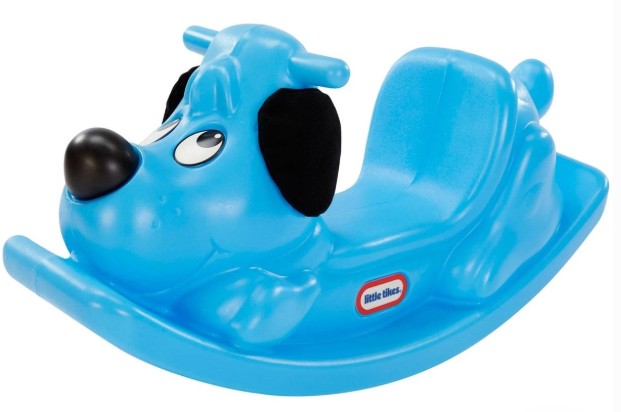Blue Rocking Dog